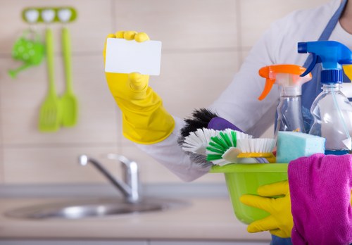 Cleaner working in a family home in N8